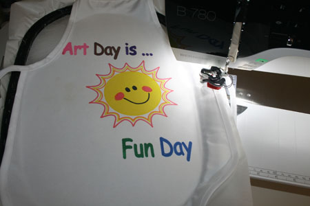 art day is fun day apron - paintwork - in hoop - 450px