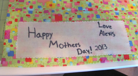 flip flop quilt label 450
