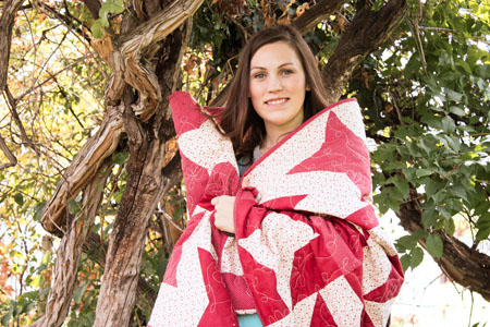 michelle jensen - wrapped in quilt 450px