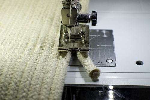 Coiled Rope Basket - step 1b