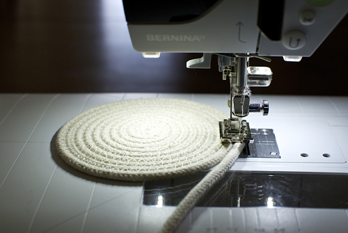 Coiled Rope Basket - step 3a
