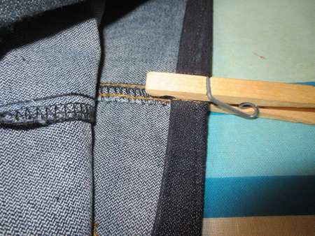 jeans hem