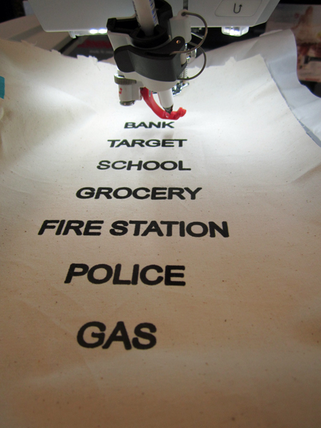 paintwork signs using embroidery machine - 450px
