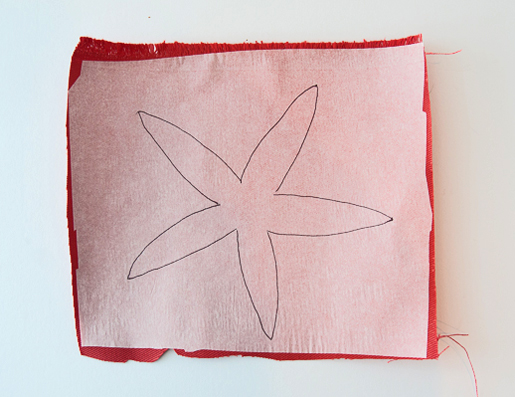 starfish applique