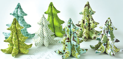 amanda murphy - modern holiday - three-dimensional trees