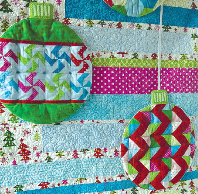 amanda murphy - modern holiday - trapunto ornaments
