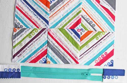Zipped Up Selvage Pouch Free Tutorial