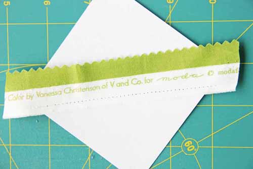 Zipped Up Selvage Pouch Free Tutorial