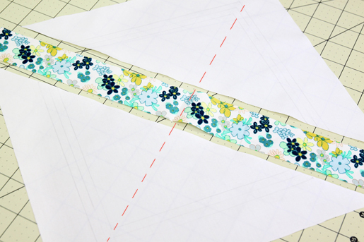 crease to mark centers