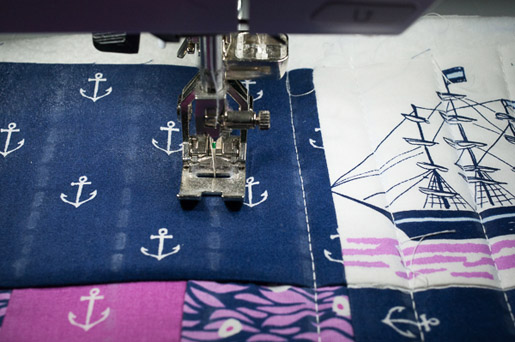 straight line quilting
