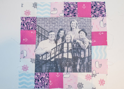 photo with one border