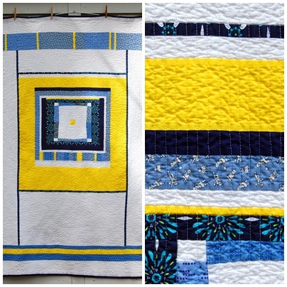 Yellow Blue Quilt Page