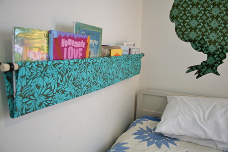cloth hanging book display from penny carnival
