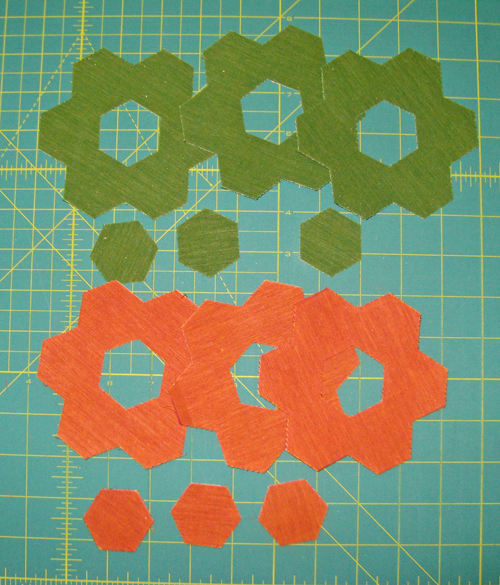 grandmothers flower garden - two pieces