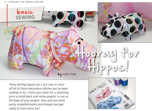 hooray for hippos article - first half page