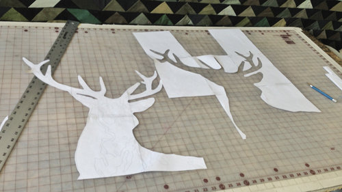 deer head template