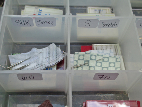 labeled sections - thread storage 500px