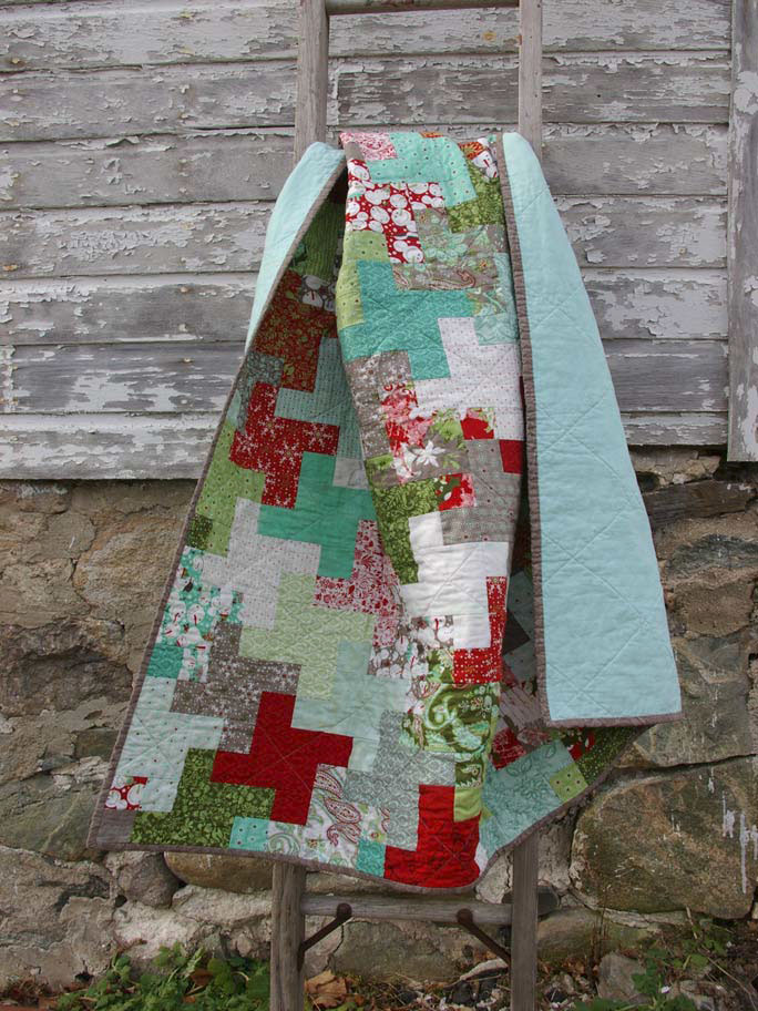 Christmas Cogs Quilt Tutorial