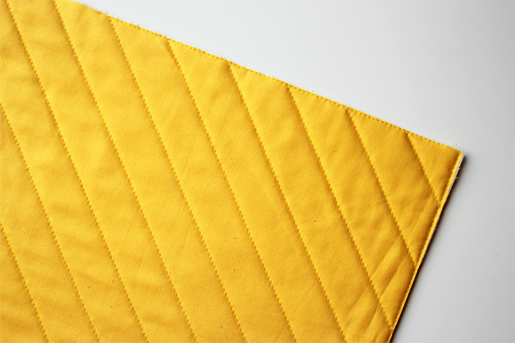 quilted pillow back