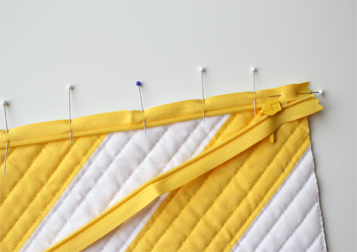 stitch zipper tape