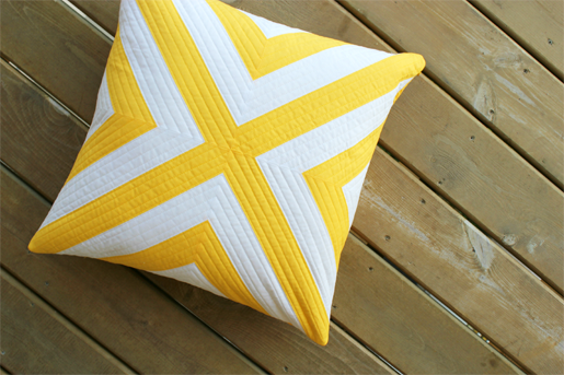 DIY Geometric Pillow