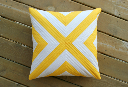 DIY Geometric Pillow