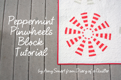 Peppermint Pinwheel block-500