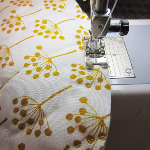 1/4" seam allowance