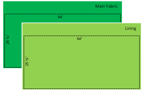 pup tent - cut rectangles 500