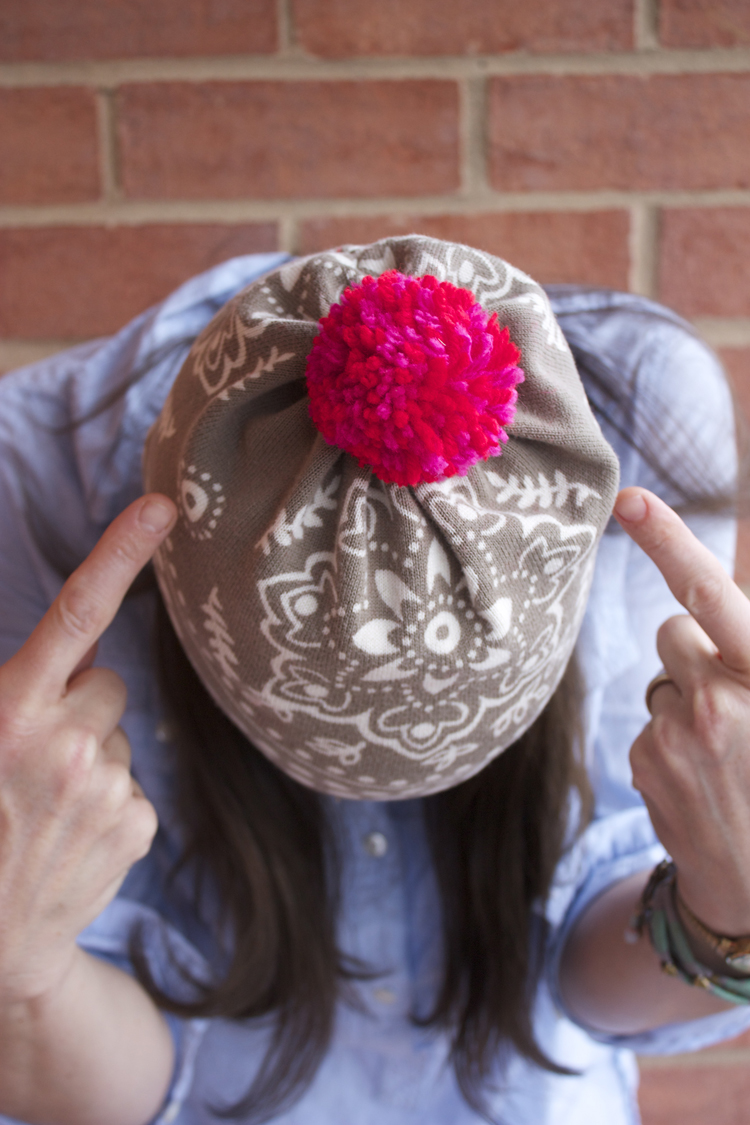 Pom-Pom-Beanie-Refashion-by-One-Little-Minute-Rock-it-baby