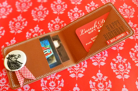 Happy Birthday Elise Paper Wallet Gift Card Holder from Just Something I Made