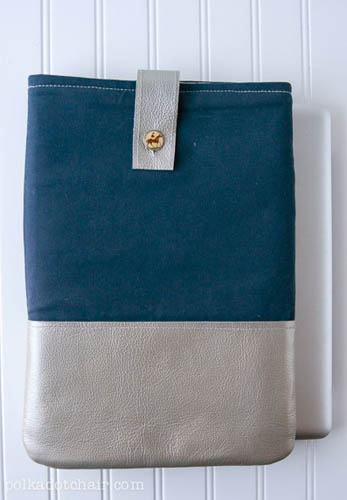 How to Make a Leather-Trimmed Laptop Case