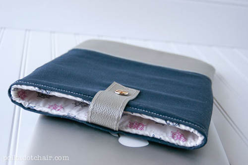 How to Make a Leather-Trimmed Laptop Case