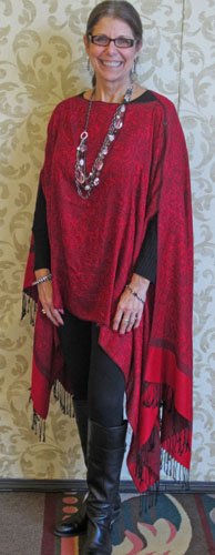Spanish Hemstitch Shawl - Through the Needle magazine issue 13