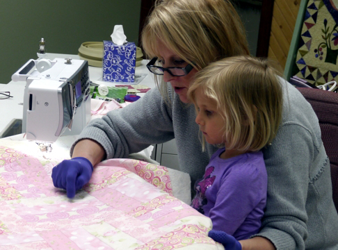 kari karr - doll quilt with anna - 12