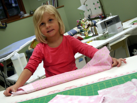 kari karr - doll quilt with anna - 5