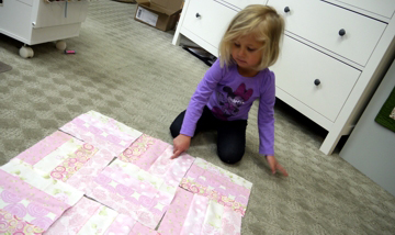 kari karr - doll quilt with anna - 9