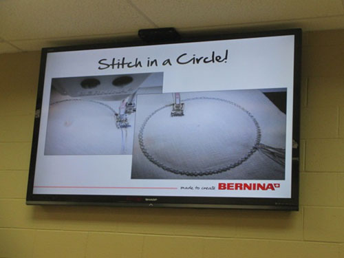 Sewing Class at BERNINA Creativity Center