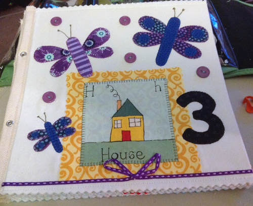 How to Make a Fabric Book with Zipped-Up Secret Messages