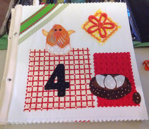 How to Make a Fabric Book with Zipped-Up Secret Messages