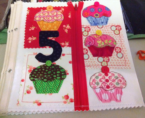 How to Make a Fabric Book with Zipped-Up Secret Messages