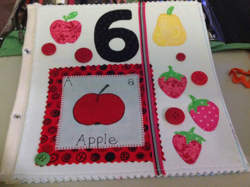 How to Make a Fabric Book with Zipped-Up Secret Messages