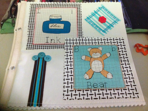 How to Make a Fabric Book with Zipped-Up Secret Messages