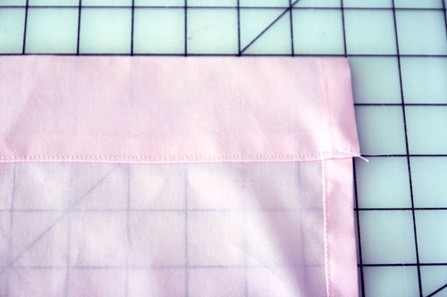 Curtain with Lace Inserts - step 10
