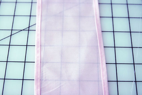 Curtain with Lace Inserts - step 5