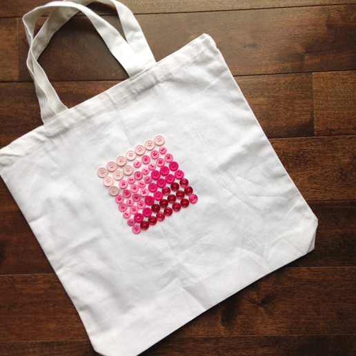 button tote