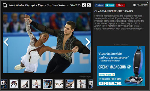 Vanessa James - Sochi 2014