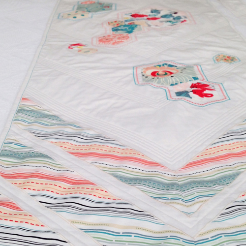 Arrows & Hexies Bed Runner