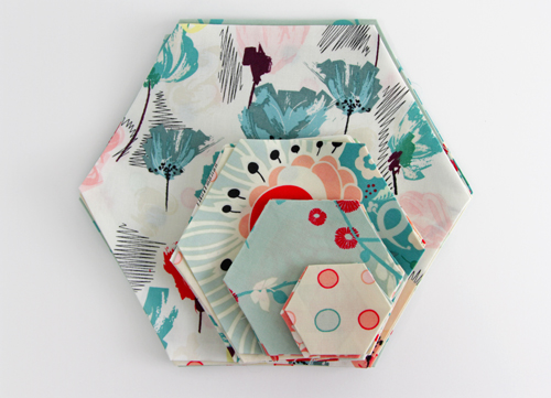 Arrows & Hexies Bed Runner - hexies