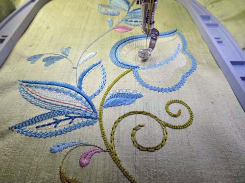 Machine Embroidery: How to Hoop